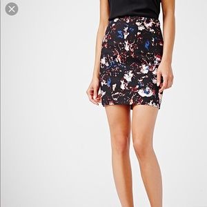 RW&co flower print pencil skirt